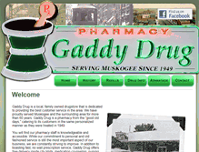 Tablet Screenshot of gaddydrug.com
